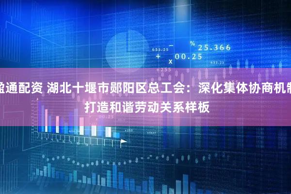 盈通配资 湖北十堰市郧阳区总工会：深化集体协商机制 打造和谐劳动关系样板