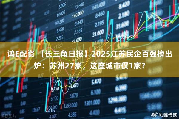 鸿E配资 【长三角日报】2025江苏民企百强榜出炉:苏州27家,这座城市仅1家?